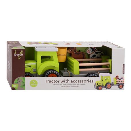 Traktor met accessoires van Joueco