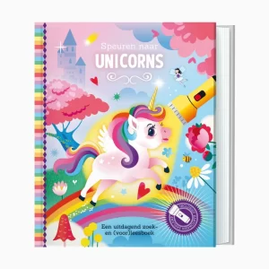 Zaklampboek Speuren naar Unicorns – ontdek samen de magische wereld vol eenhoorns!