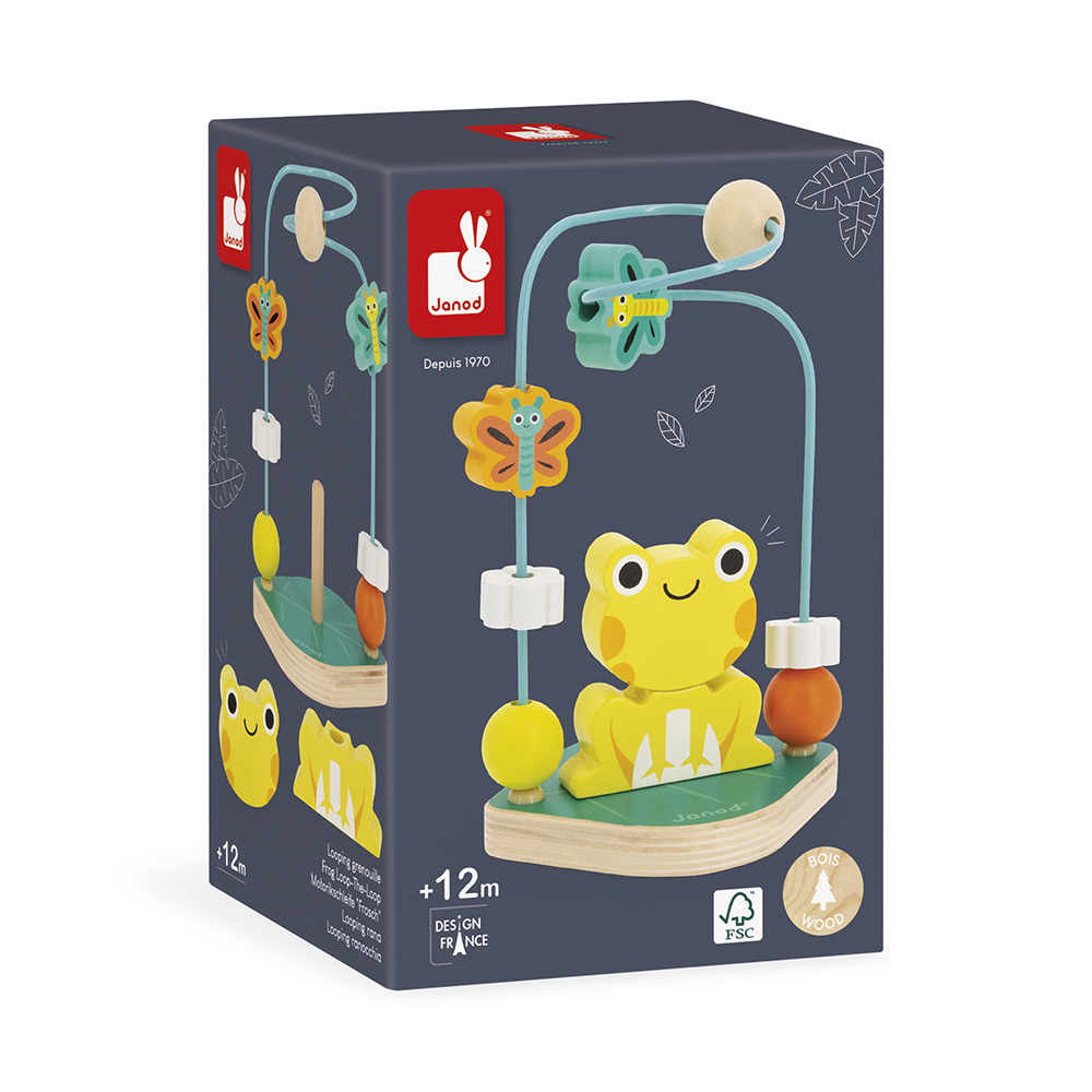 Ontdek de Janod Tropik Parelstructuur Kikker bij Moonwoods – vrolijk, duurzaam en perfect voor kleine ontdekkers. Bestel nu!