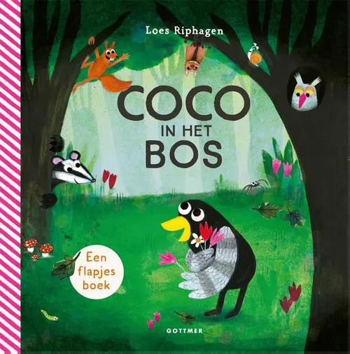 Ontdek het flapjesboek Coco in het bos van Loes Riphagen bij Moonwoods