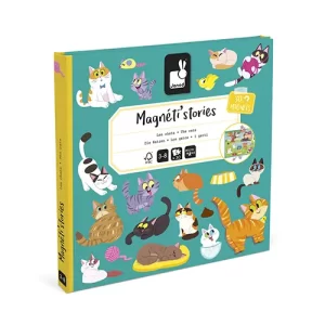 Janod Magneti’ Stories katten is ideaal voor creatieve kids: maak je eigen kattenverhalen met dit compacte en duurzame magnetische speelgoed.