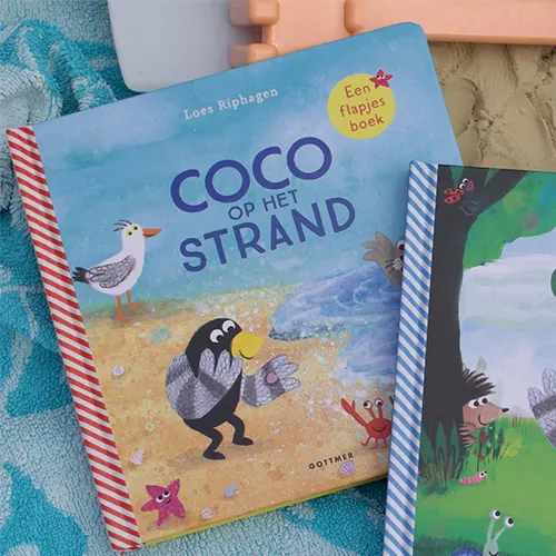 Shop het vrolijke flapjesboek Coco op het strand van Loes Riphagen nu bij Moonwoods. Gratis ingepakt als cadeau