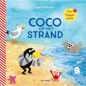 Ontdek het zonnige prentenboek Coco op het strand van Loes Riphagen bij Moonwoods