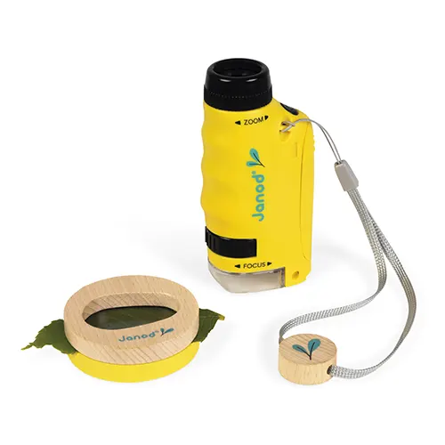 Janod Happy Garden Microscoop kopen? Laat kinderen bladeren, bloemen en insecten van dichtbij bekijken. Perfect voor nieuwsgierige ontdekkers.
