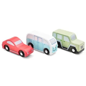Geef een kleine autoliefhebber een stoer cadeau! Deze houten auto's van New Classic Toys zijn perfect voor uren fantasierijk speelplezier.