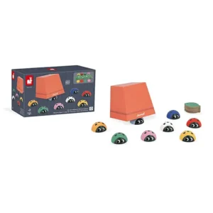 Ontdek het Janod geheugenspel Lieveheersbeestjes bij Moonwoods. Een vrolijk memory spel voor peuters vanaf 2 jaar.