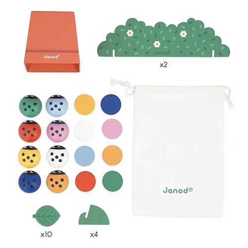 Janod geheugenspel lieveheersbeestjes - Afbeelding 2